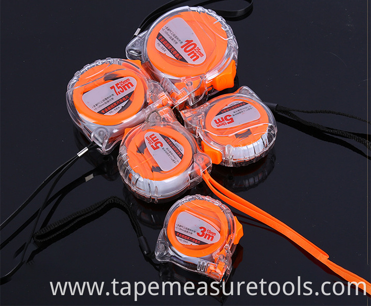 wholesale smart tape measure 5m transparent retractable body measuring tape